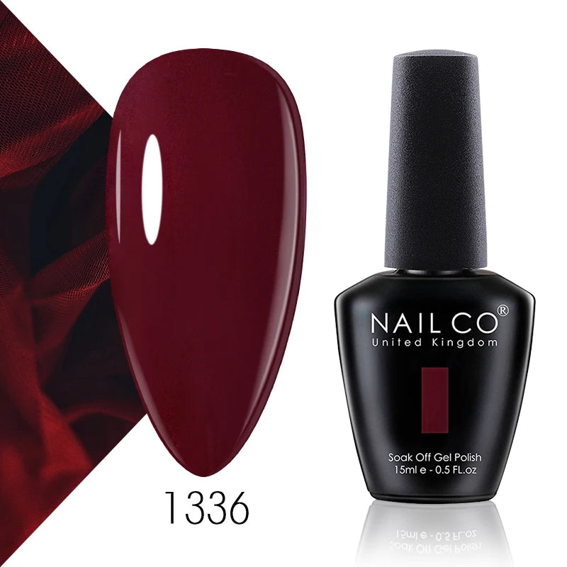 NAILCO 131 Colors Nail Gel Polish Off LED Semi Permanant Art Hybrid