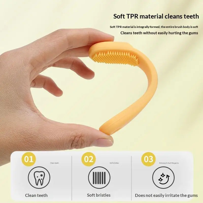 Portable Pet Oral Dental Cleaning Supplies Tools Finger Toothbrush Qme
