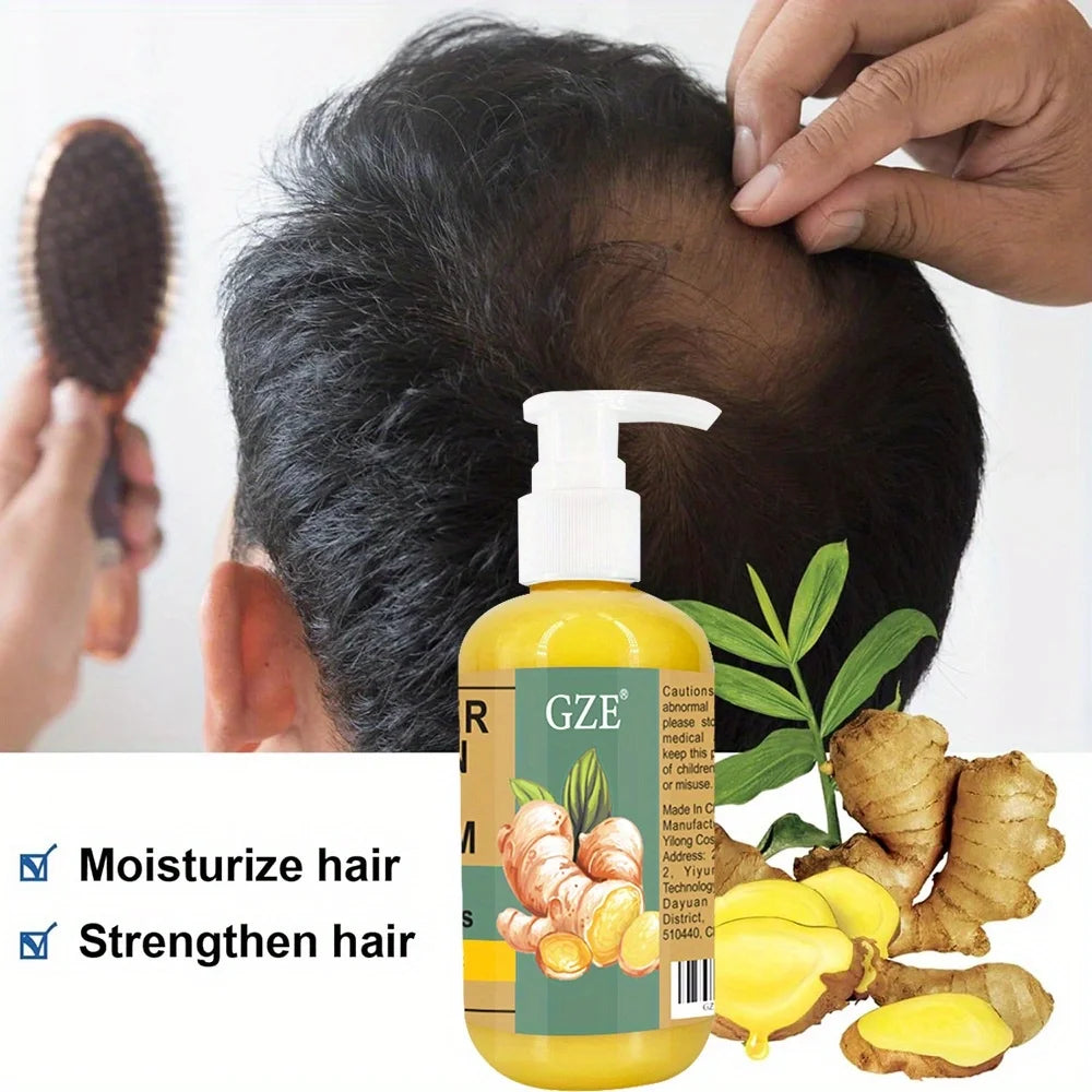 GZE GINGER BIOTIN HAIR CREAM Hair Mask Moisturizing For Damaged Hair Strengthen Hair Qme