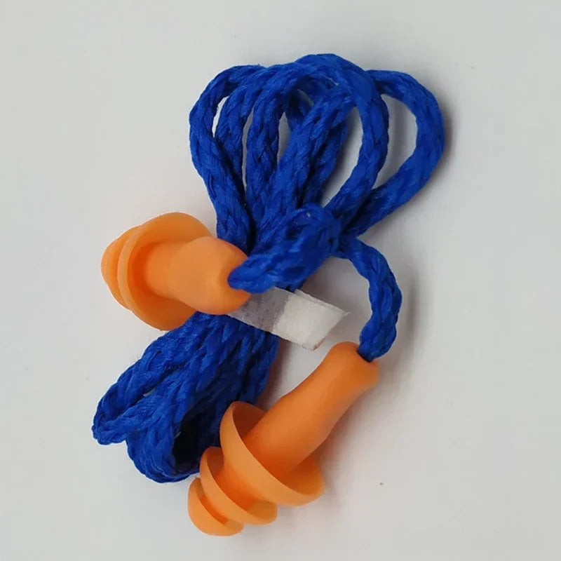 Anti - Noise Soft Earplugs, Waterproof Ear Plug, Protective Silicone Case, Dive Water Sports Swimming Pool Accessories Qme