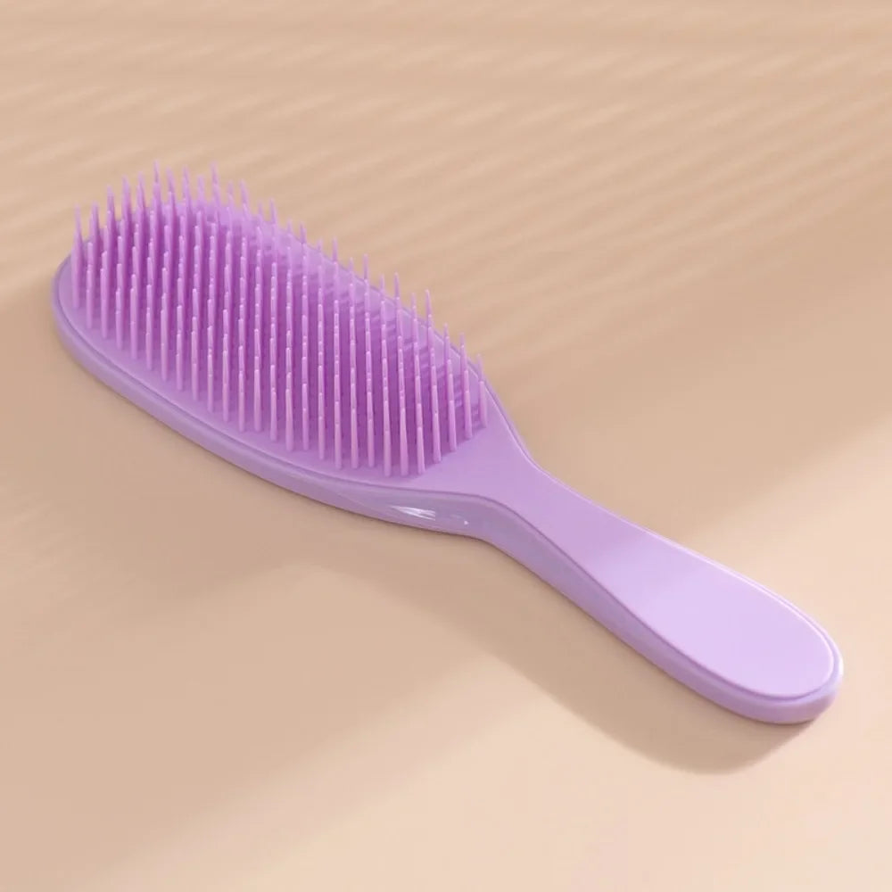 Scalp Massage Comb Anti-static Hair Brushes Not Knotted Tangle Qme PURPLE