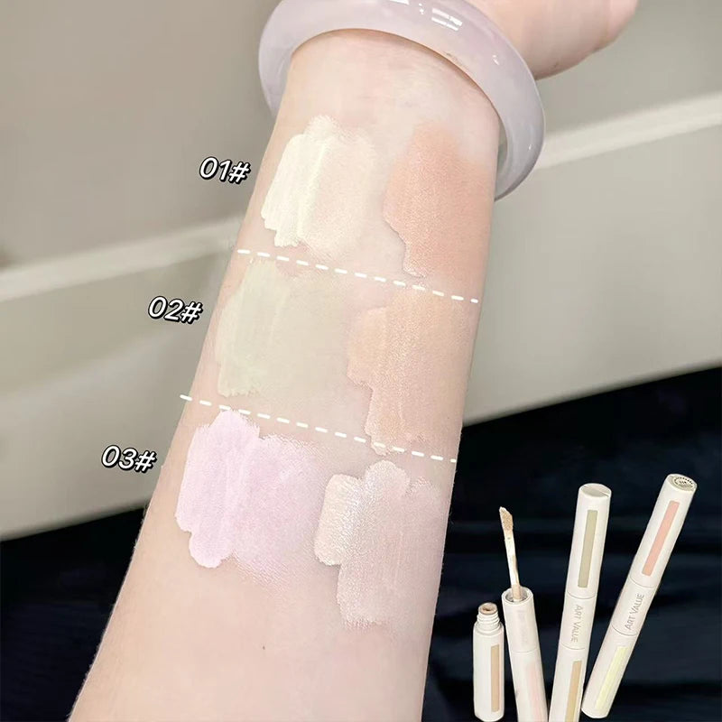 ART VALUE Double-ended Liquid Foundation Concealer Base Waterproof Qme