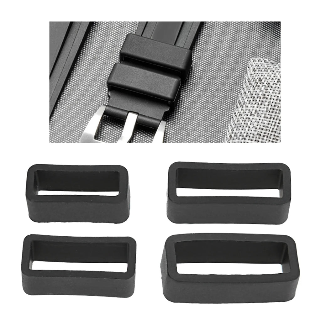 Watch Strap Buckles Replacement Silicone Watch Belt Safety Buckle Wristwatch Accessory for SWATCH Watch Silicone Buckles Qme