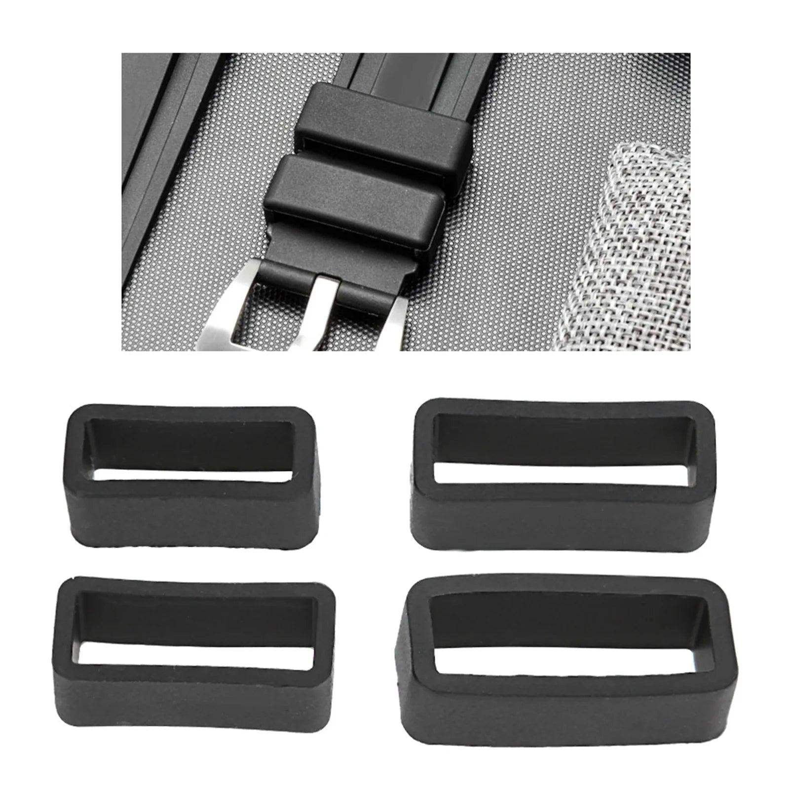 Watch Strap Buckles Replacement Silicone Watch Belt Safety Buckle Wristwatch Accessory for SWATCH Watch Silicone Buckles Qme