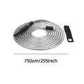Outdoor Hose Stainless Steel 25FT Pipe Outdoor Washing Hose For Garden Lawn Irrigation Landscape Farm Backyard Qme China Mainland AS SHOW