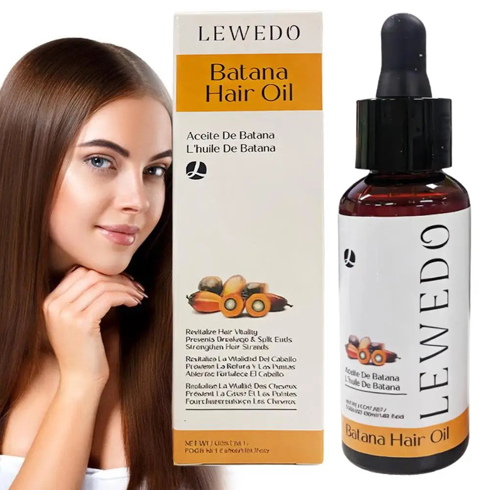 1/2PCs Natural Batana Oil For Hair Growth Pure Batana Oil Hair Shine Strengthen For Women Prevent Hair Loss Eliminate Split Ends Qme