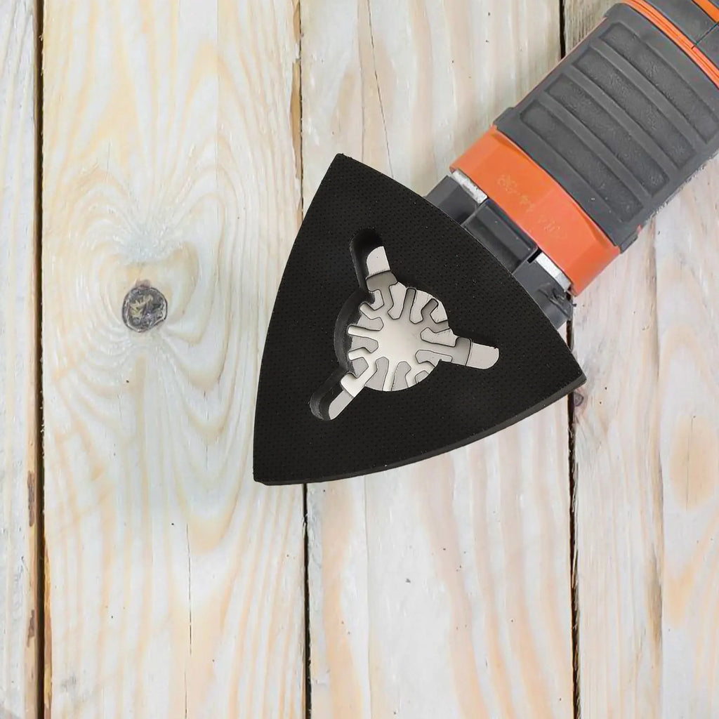 80x80mm Triangular Multitool Sanding Pad Hook /Loop Grinding Triangle Oscillating Sandpaper Multi-Tool Oscillating Tool Qme