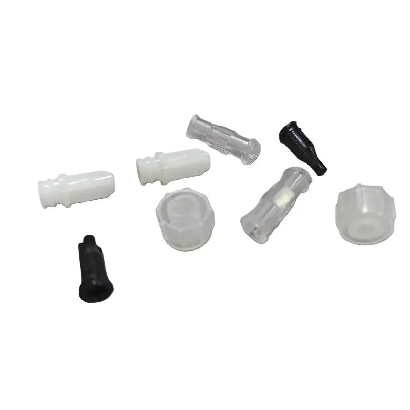 Transparent Plastic Syringe Connector Leak Proof Double Helix Medical Qme