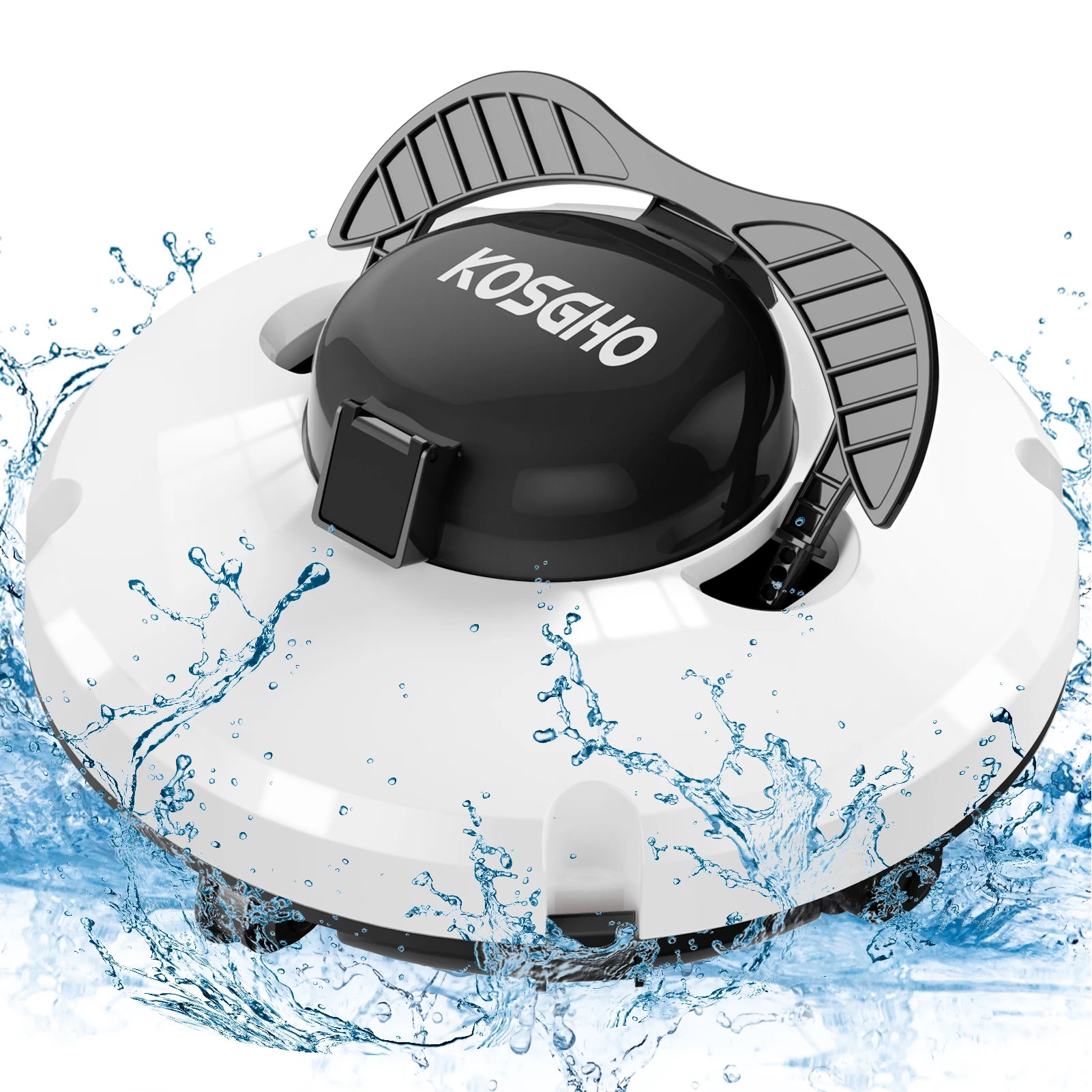 Smart Cordless Robotic Pool Cleaner Pool Vacuum with Dual Powerful Motors Self Parking Long-time Working for Various Shapes Pool Qme