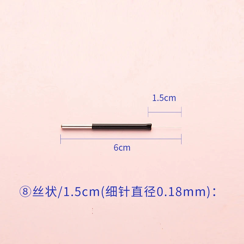 Universal Needle Tip Flat Knife Filiform Fine Surgical Cosmetic Qme Silver