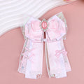 Ladies Lolita Bow Tie Butterfly Bow Versatile Ribbon Brooches Pins Shirts Skirts Accessories Handmade Jewelry Gifts Qme 01