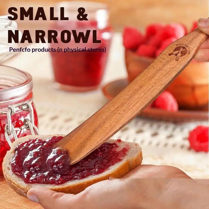 Kitchen Jar Scraping Tool Dough Mixing Flat Stirring Stick Bread Qme