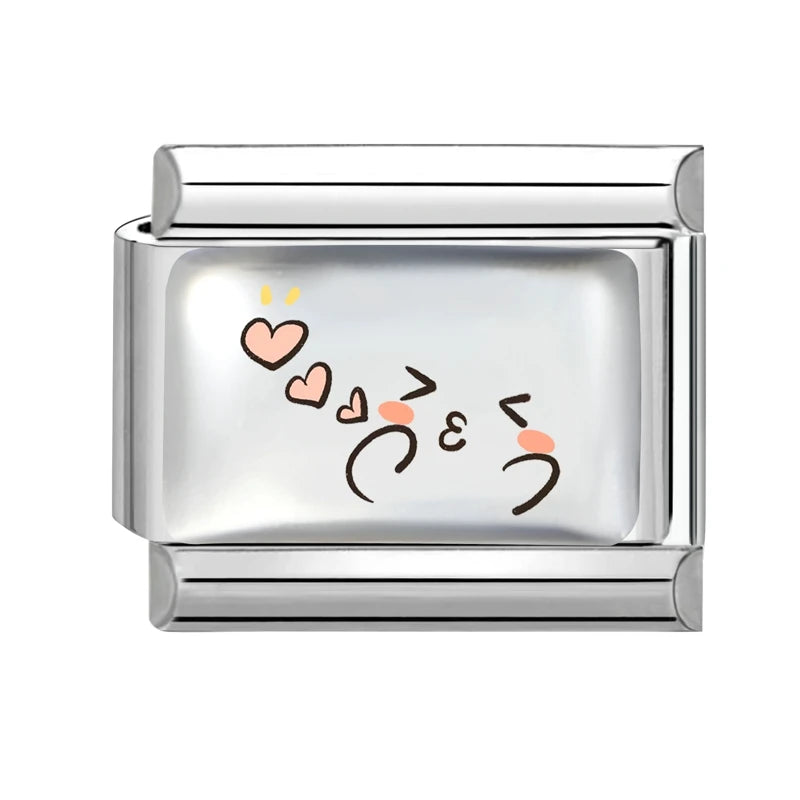 Fashion Kawaii Cute Dolphin Crab Cats Italian Charm Link Fit Bracelet