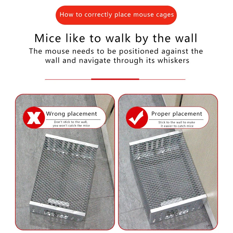 High Efficiency Mousetrap Automatic Continuous Cycle Mouse Trap Home Garden Rat Catching Artifact Safe And Harmless Catcher Qme