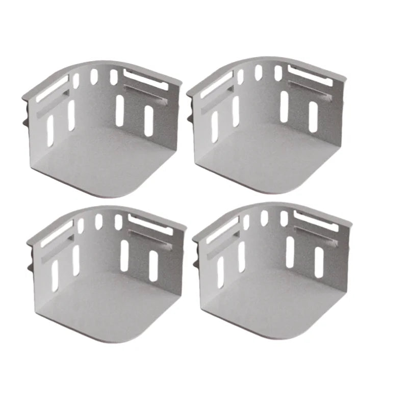 8/4/2PCS Invisible Bed Sheet Holder Clips No Slip NeedleFree Grippers Secure Safe Bedding Anti-Shift Fasteners Home/Crib Qme Grey 4pcs