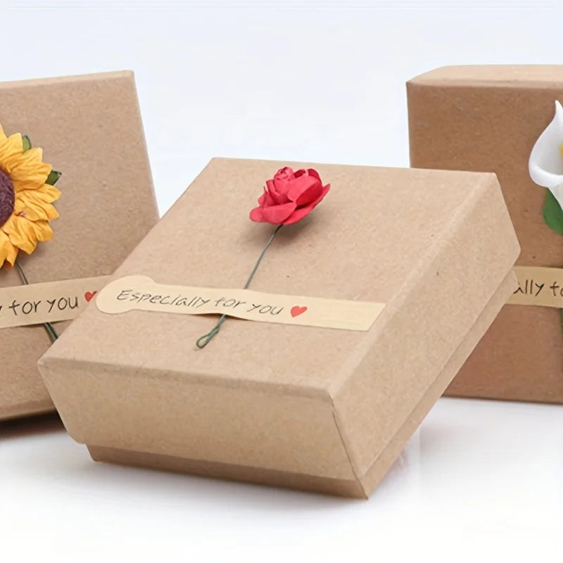 Especially For You Long Kraft Paper Sticker Scrapbooking Labels Gift Sticker, Self-adhesive DIY Paper Label Qme