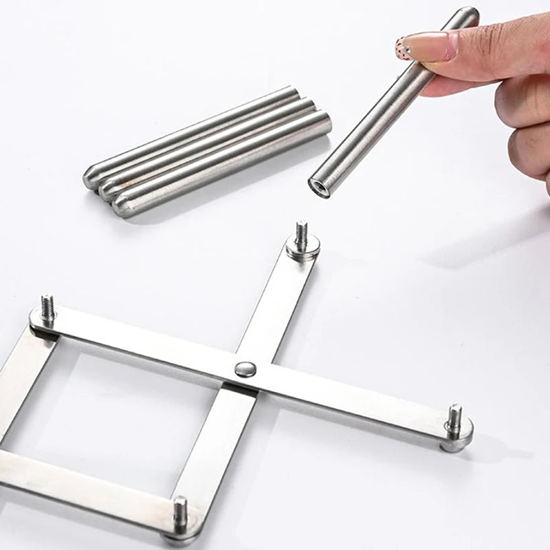 Kitchen Gadgets Pot Lid Rack Pan Organizer Retractable Foldable Qme