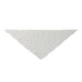 Stacked Wear Solid Polka Dots Triangle Scarf Thin Versatile Foulard Qme White