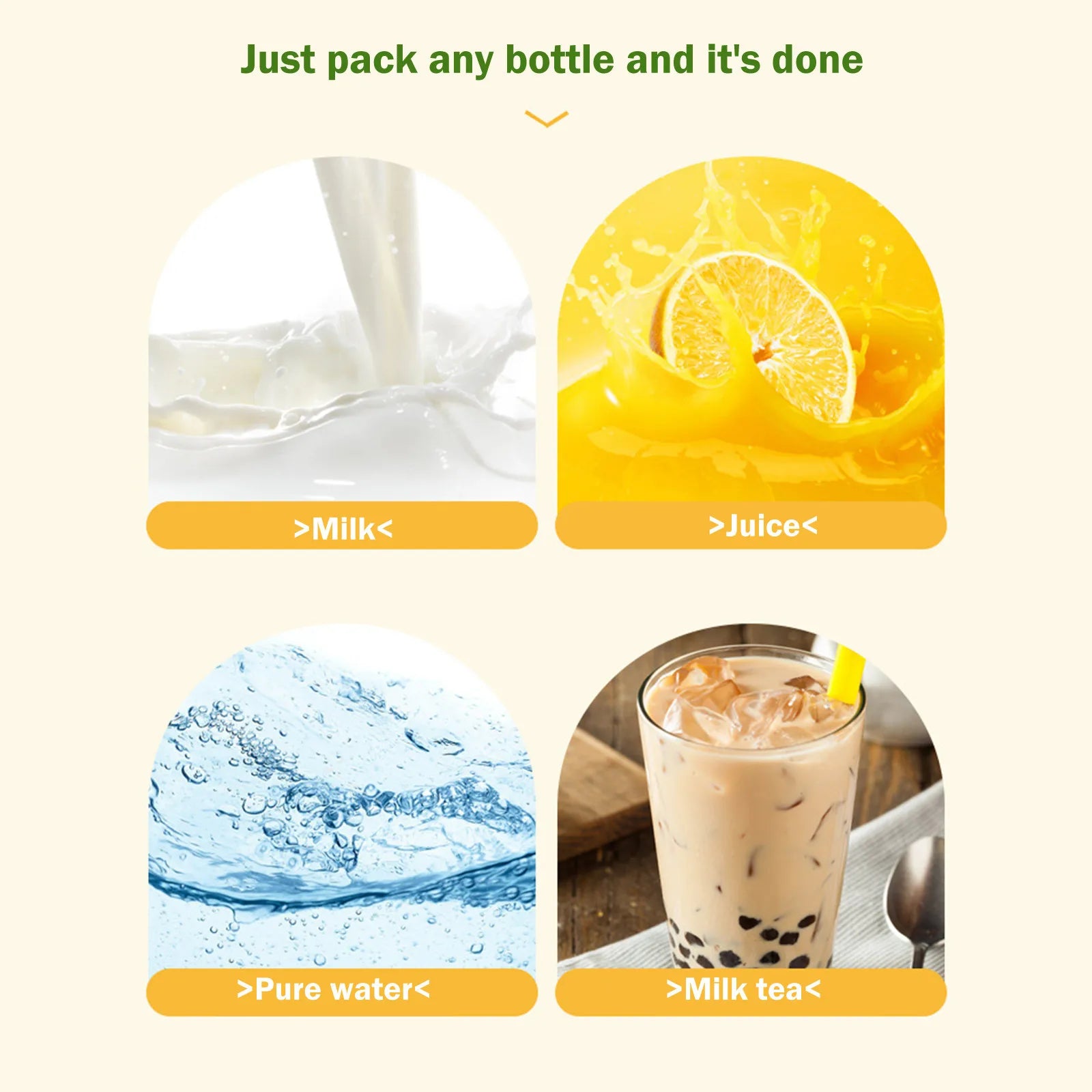 Multi-capacity Disposable Square Plastic Clear Beverage Bottle with Lid Picnic Juice Bottle Multipropose Durable Storage Jars Qme