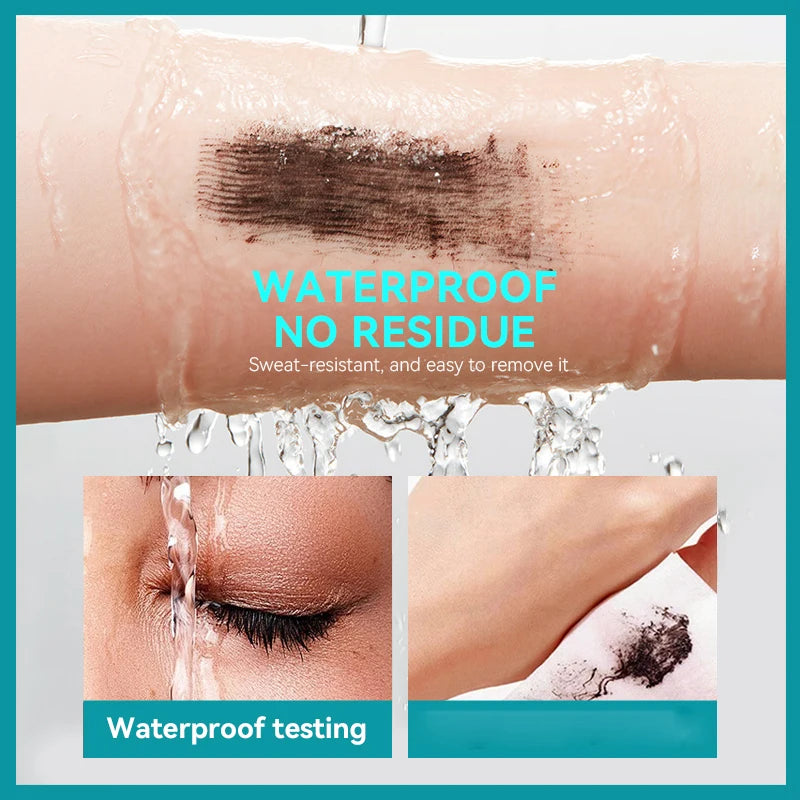Mascara Waterproof Sweat Proof Fast Drying Anti Smudge Long-lasting Qme