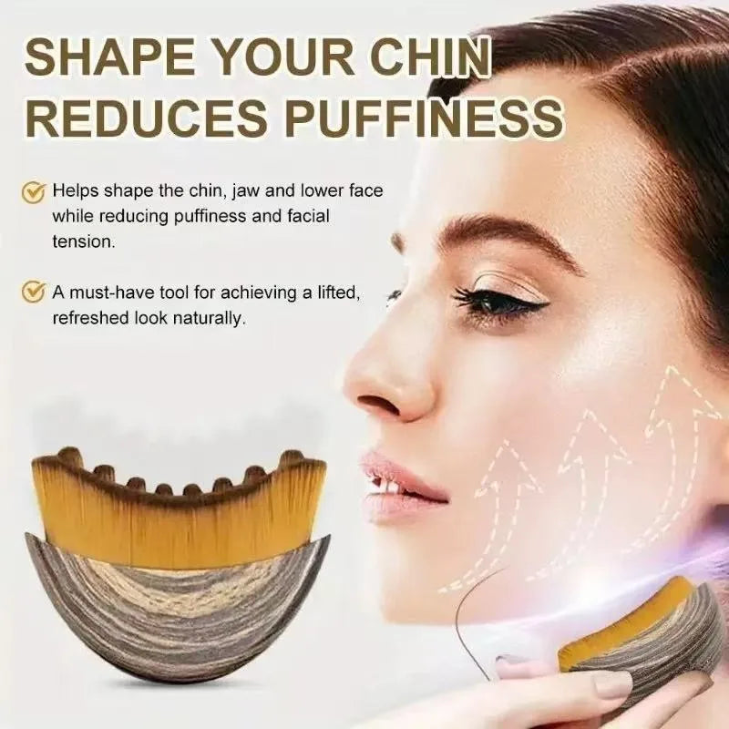 Lymphatic Drainage Brush Face Body Ergonomic Massager Tool Fits Skin Qme