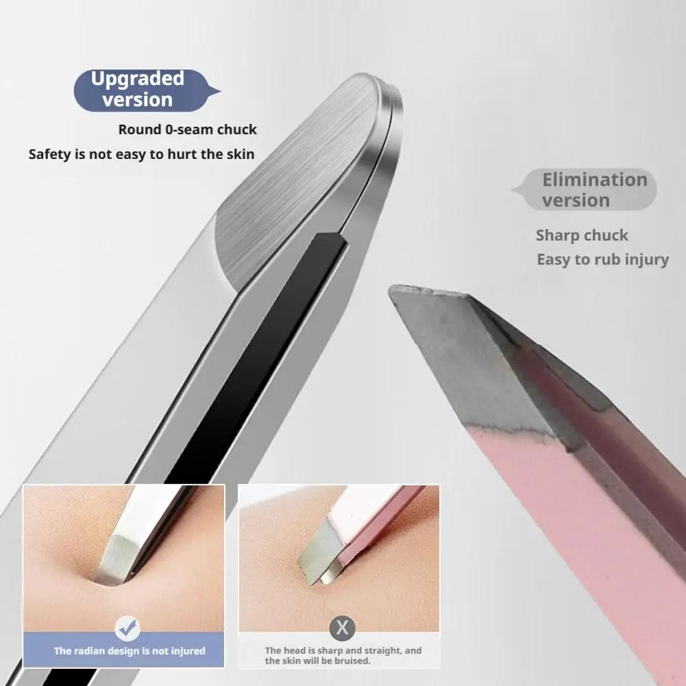 Eyebrow Hair Tweezers Clippers Grooming Scissor Men Women Stainless Qme