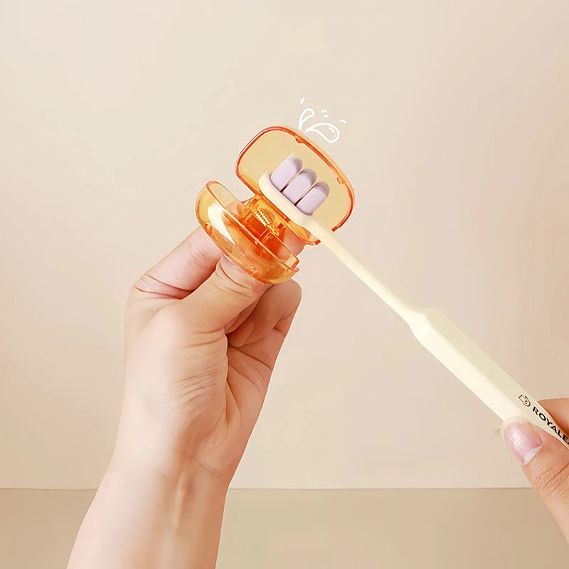 Toothbrush Head Covers Travel Portable Protector Cap Brush Pod Case Qme