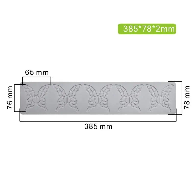 Hollow Out Butterfly Honeycomb Sugar Flipping Lace Pad Deer Antler Qme A1
