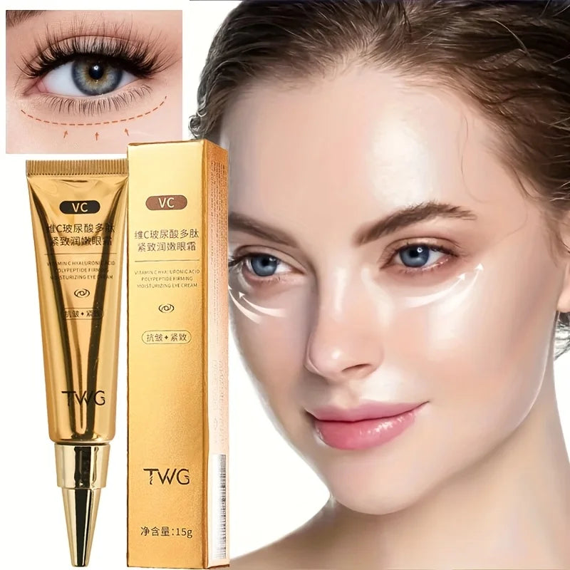 Vitamin C Eye Cream Moisturizes Skin Around Eyes Locks Moisture Qme 1pcs