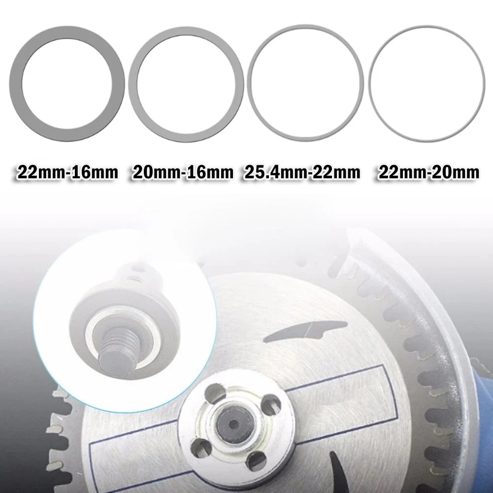 4Pcs Set Circular Saw Rings Reducing Ring Conversion Ring Adapter Washer For Circular Saw Blade Cutting Tools Accessories Qme