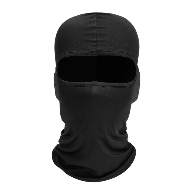 Balaclava Full Face Mask Hiking Cycling Camping Hunting Airsoft Cap Bike Head Cover Summer Men Women Ski Mask Hiking Scarves Qme black