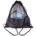 Mesh Basketball Gathered Opening Storage Bag Football Basketball Outdoor Sports Equipment Multi-functional Drawstring Backpack Qme black 1Pcs