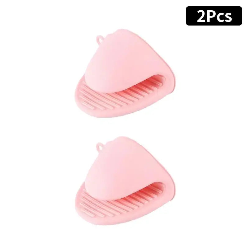 Baking Silicone Oven Mitts Microwave Glove Heat Insulation Anti-slip Qme A2