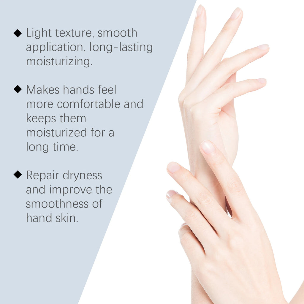 Shea Butter Hand Lotion Moisturizing Nourishing Fade Fine Lines Soft Smooth Skin Non Greasy Fast Absorbing for Dry Cracked Hands Qme