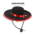Mexican Sombrero Hat Dress Up America Adults Flamenco Cosplay Costume Qme A