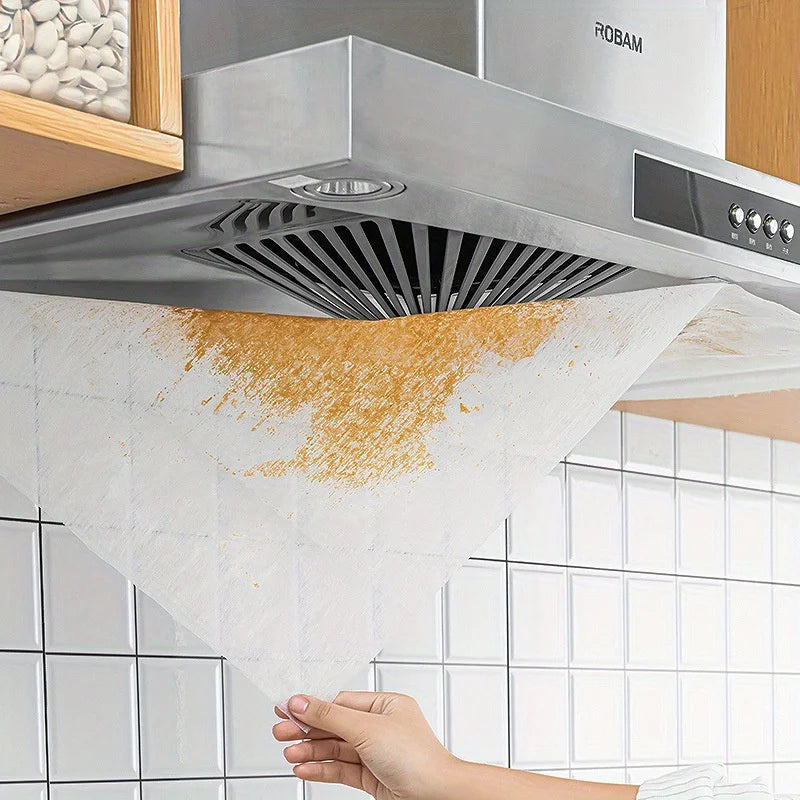 12PCS Range Hood Filter - Easy to clean, deodorize kitchen ventilation, keep the air fresh and the cooking space hygienic Qme