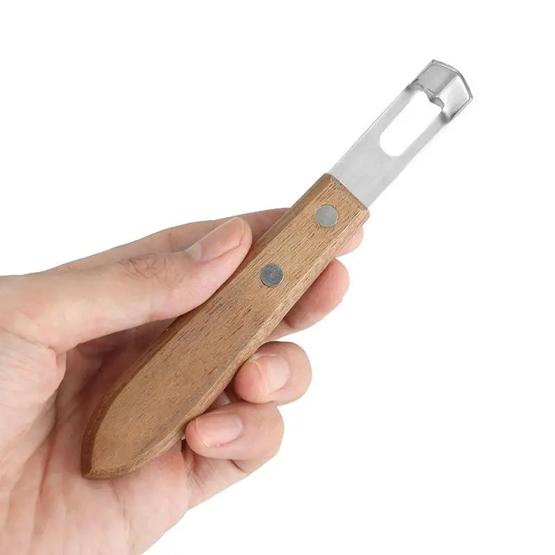 Eco-friendly Rust-proof Wood Handle Kitchen Tool Paring Knife Qme