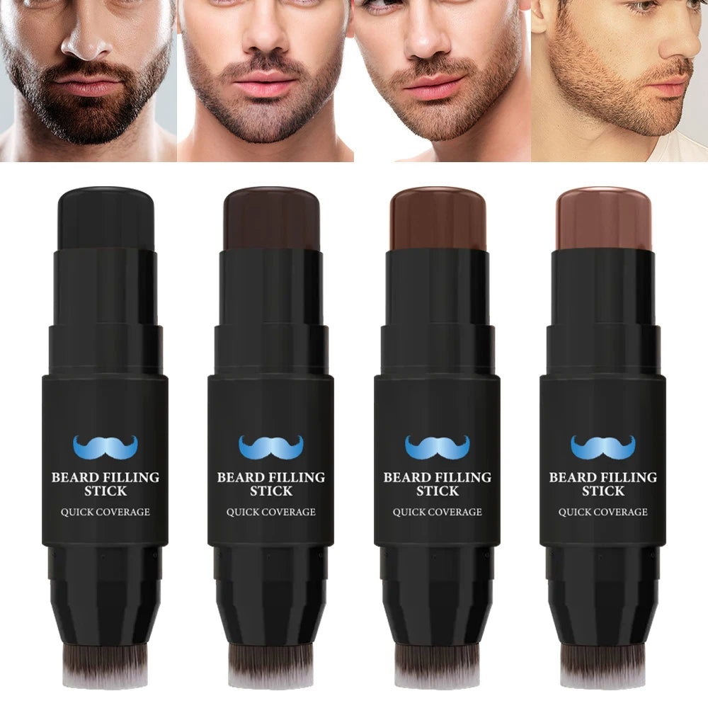 Beard Filling Stick Brush Head 1 Waterproof Natural Thick Hair Qme