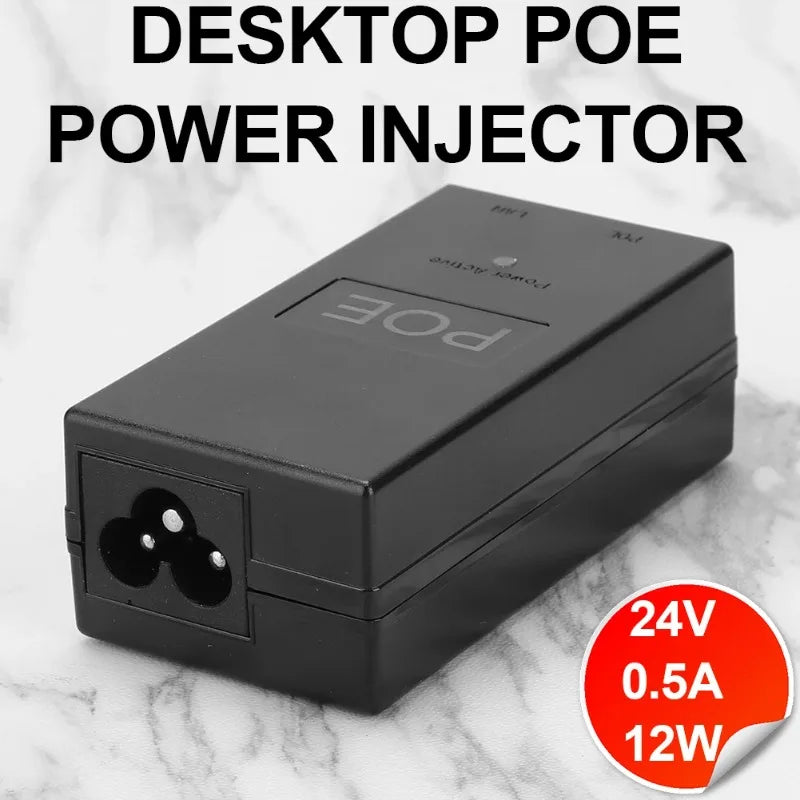 POE Power Supply 24V/48V 0.5A/1A Module 65W/90W High Power for Network Cameras Security Systems Qme