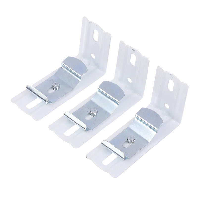 1/2Pcs 3Inch Vertical Blind Bracket Clips Metal Roller Shutter Pull Curtain Fixing Mounting Holder Accessories Qme
