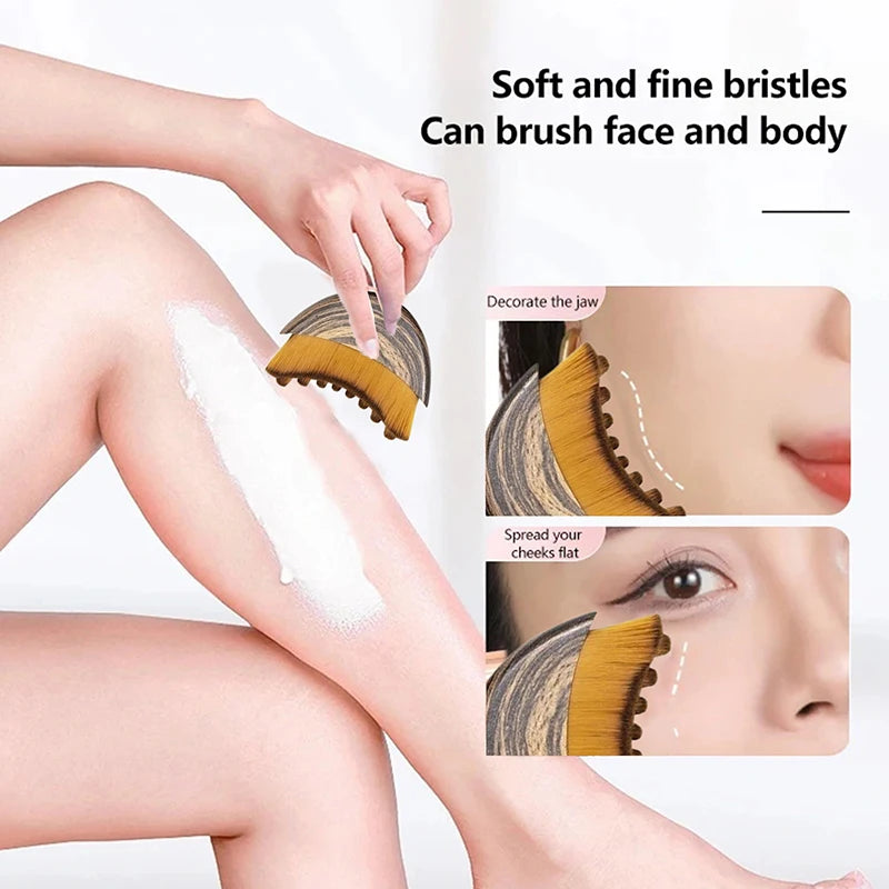 Portable Lymphatic Contour Face Brush Multi-function Brushing Qme