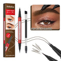 Waterproof Eyebrow Pen, Microblading Eyebrow Pencil With 2 Split Head, Natural Looking Brows Makeup ( 5 Colors ) Qme 9714-4