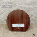 Ancient Nail Art Board Walnut Display Adornment Wear Polish Glue Card Qme A3