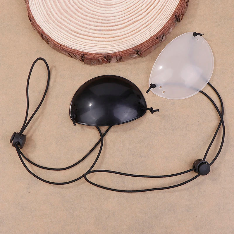 Kids Monocular Eye Protection Translucent Black Patch Amblyopia Qme