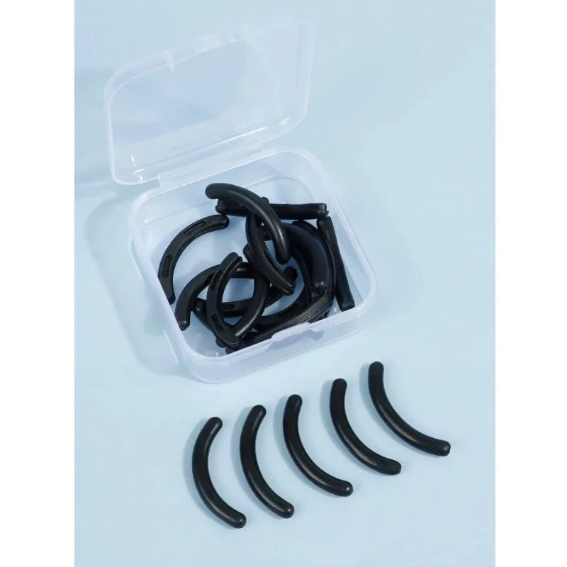 Eyelash Curler Silicone Replacement Pads Clear Storage Box Qme