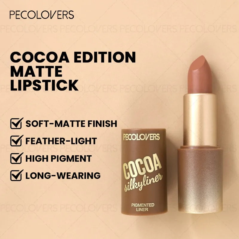 Multi-color Lipstick Brown Lip Gloss Selection Non-dry Full Charming Qme