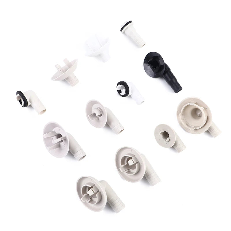 Air Conditioner Ac External Unit Drain Hose Connector Elbow Fitting Qme