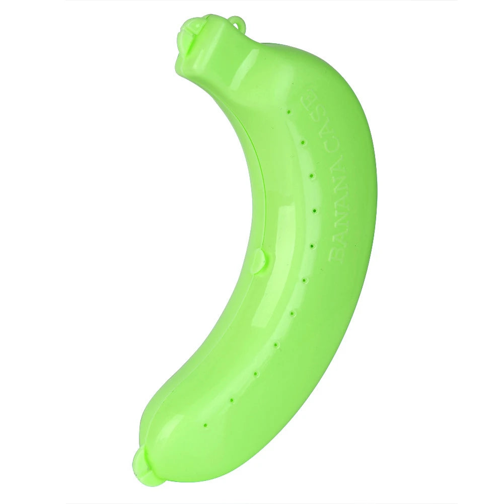 Banana Shell Cute 3 Colors Fruit Banana Protector Box Holder Case Lunch Container Storage New Case Lunch Qme light green