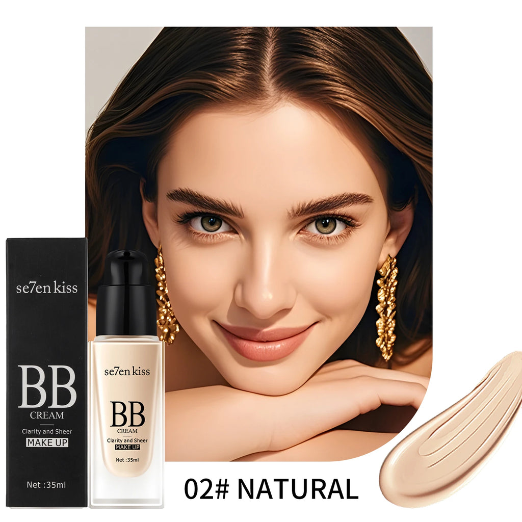 Lightweight Waterproof BB Cream Long-lasting Formula Refreshing Qme 02 NATURAL