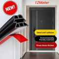 1M-12M Home Door Sealing Seal Strip Weather Stripping Strip for Door Sealing Gap Filler Noise Blocker Foam Windproof Tape Qme Gold 4M